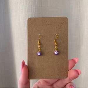 Handmade Evil Eye earrings
